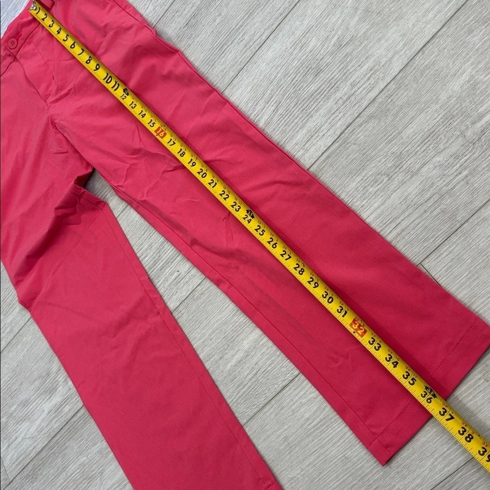 NWT Vine yards performance breaker pants sailors red pink size 16